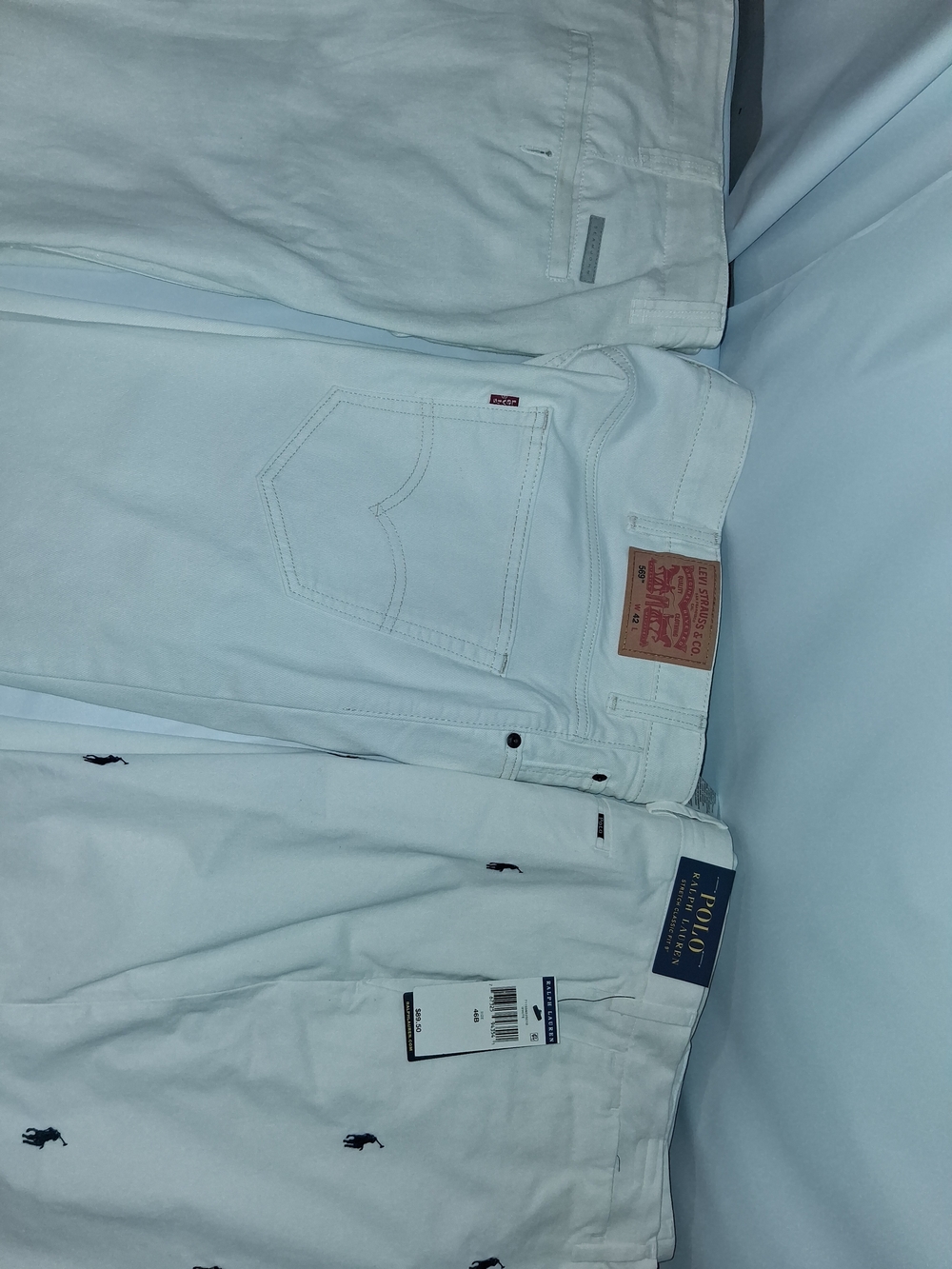 Levi's White Denim Jeans - White - Picture 5 of 5